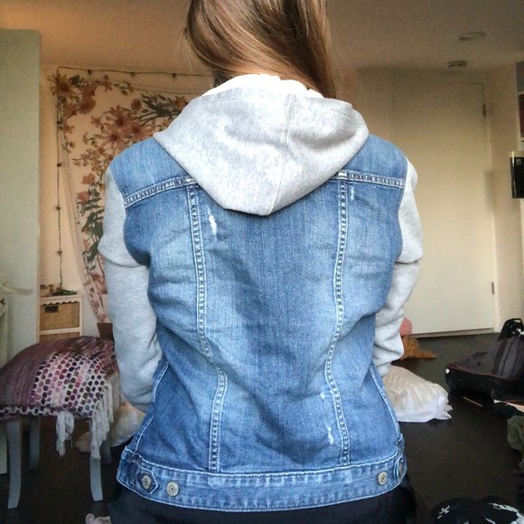 Express, Layered Denim Jacket - Picture 4 of 4